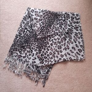 Leopard Print Scarf